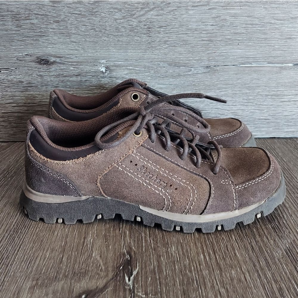 Vintage Y2K Skechers Chunky Lugged Grand Jams Brown Lace Up Sneaker Size 6.5